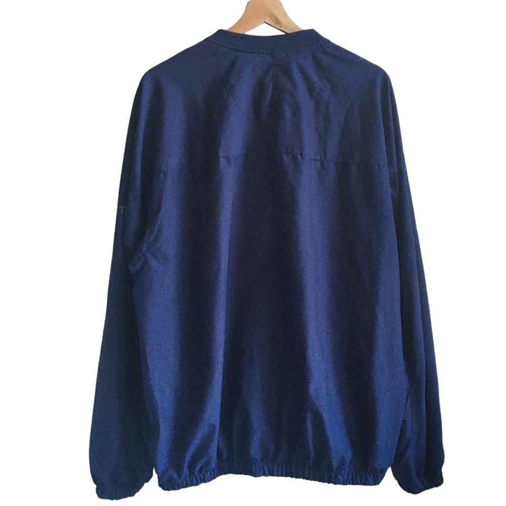 FootJoy Pullover V Neck Golf Windbreaker Jacket Navy Blue Large - Picture 3 of 14